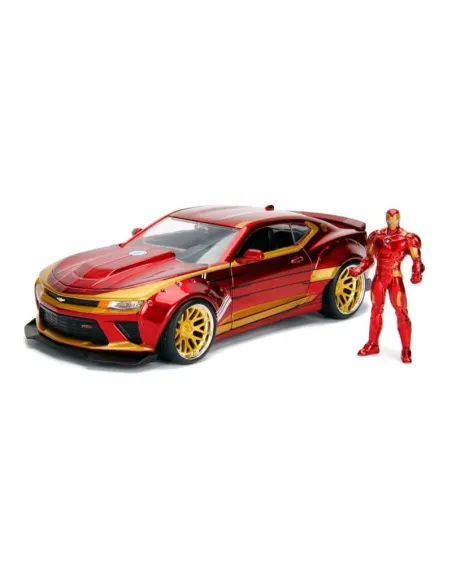 Simba Toys Marvel Ironman Chevy Camaro Ss Del 2016 In Scala 1:24 Con Personaggio Di Ironman In Die Cast