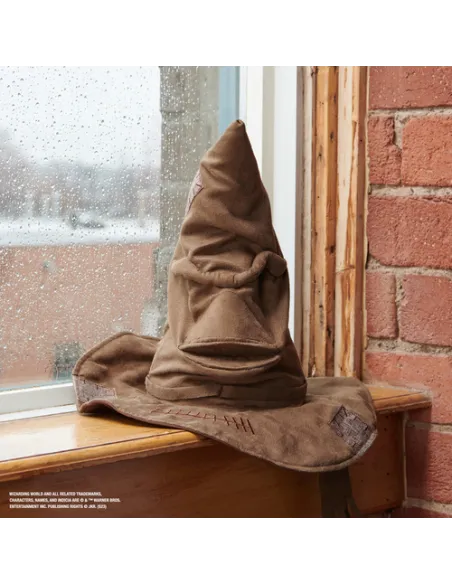 Wizarding World , Cappello Parlante Interattivo di Harry Potter, Voce Originale dei Film, 15 Frasi in Italiano/Tedesco, 5+ Anni