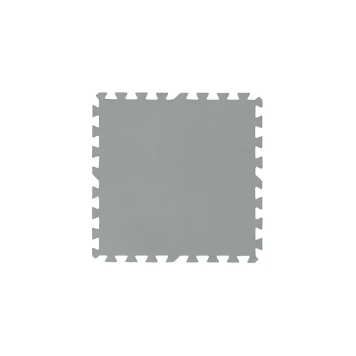 TAPPETINO BASE MORBIDO 9 PZ 50x50 cm GRIGIO...