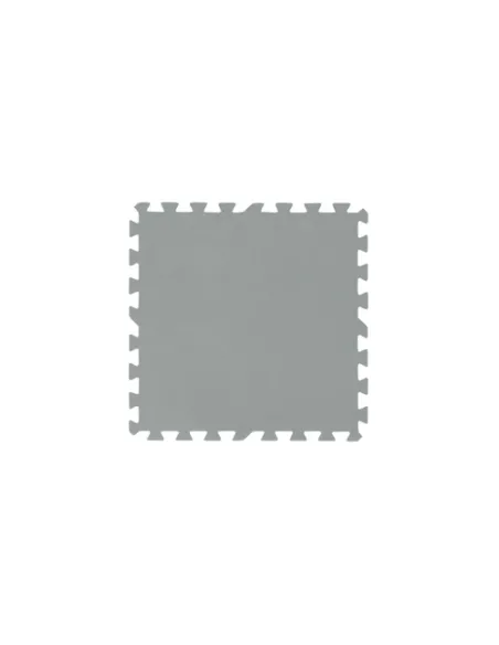 TAPPETINO BASE MORBIDO 9 PZ 50x50 cm GRIGIO (58639)