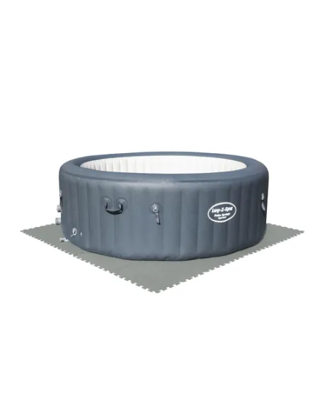 TAPPETINO BASE MORBIDO 9 PZ 50x50 cm GRIGIO (58639)