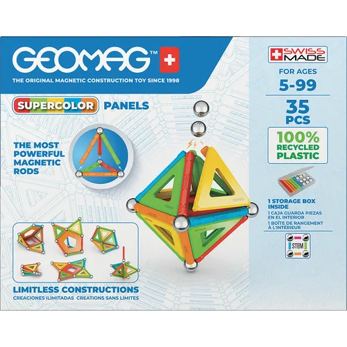 Geomag SuperColor Panels Recycled Giocattolo...