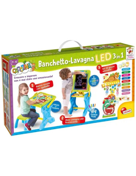 Lisciani Carotina Banchetto Led Gioco E Imparo 3 In 1