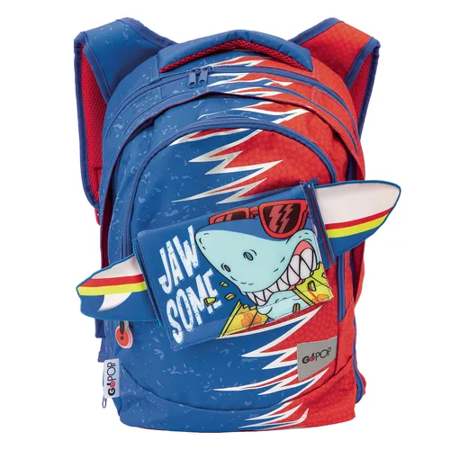 ZAINO ESTENSIBILE Shark Attack KIDS GOPOP22...