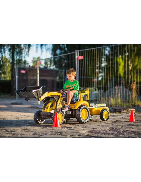 ESCAVATORE KOMATSU +BENNA POST+RIMORCHIO (2086Y)
