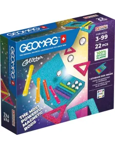 Geomag Glitter Panels Recycled Giocattolo con magnete al...
