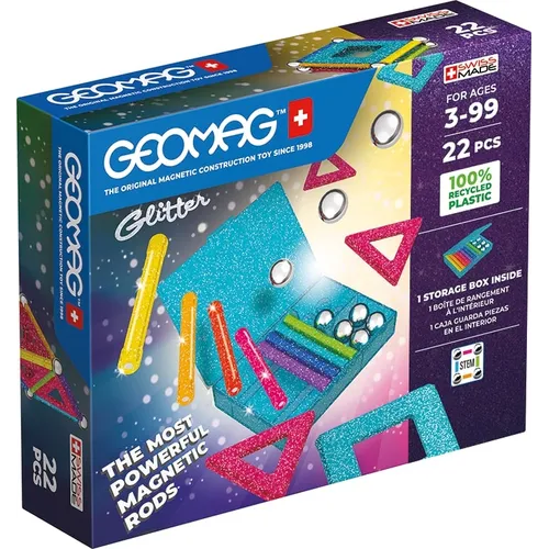 Geomag Glitter Panels Recycled Giocattolo con...