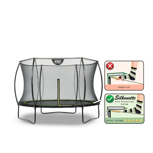 EXIT Silhouette trampoline ø305cm - black...