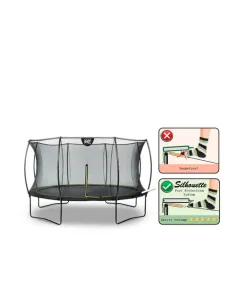 EXIT Silhouette trampoline ø366cm - black Esterno Rotondo... 2