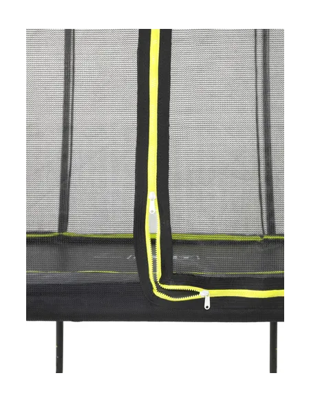 EXIT Silhouette trampoline ø366cm - black Esterno Rotondo Molla elicoidale Trampolino fuori terra