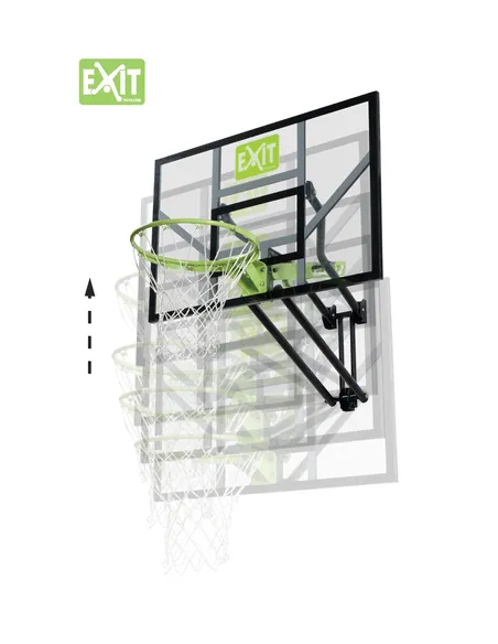 EXIT 46.01.10.00 impianto per pallacanestro Montaggio a muro Rettangolare Policarbonato (PC)