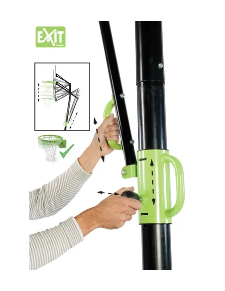 EXIT 46.05.11.00 impianto per pallacanestro Portatile Rettangolare Policarbonato (PC)