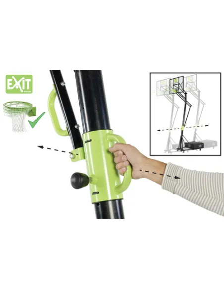 EXIT 46.05.11.00 impianto per pallacanestro Portatile Rettangolare Policarbonato (PC)