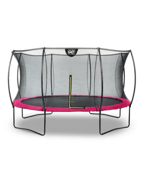 EXIT Silhouette trampoline ø366cm - pink Esterno Rotondo Molla elicoidale Trampolino fuori terra