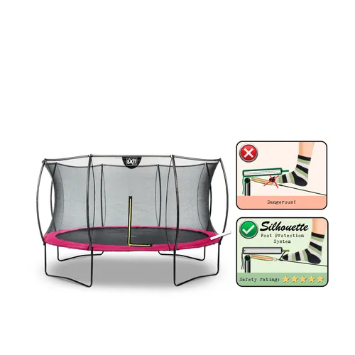 EXIT Silhouette trampoline ø366cm - pink...