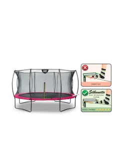 EXIT Silhouette trampoline ø427cm - pink Esterno Rotondo... 2