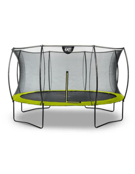 EXIT Silhouette trampoline ø366cm - green Esterno Rotondo Molla elicoidale Trampolino fuori terra