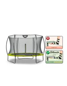 EXIT Silhouette trampoline ø305cm - green Esterno Rotondo... 2