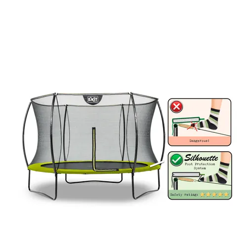 EXIT Silhouette trampoline ø305cm - green...
