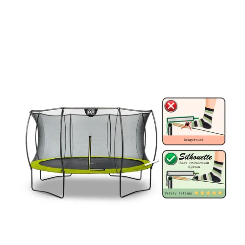 EXIT Silhouette trampoline ø366cm - green...