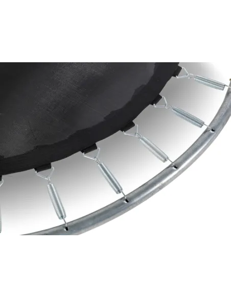 EXIT Silhouette ground trampoline ø305cm with safety net - pink Esterno Rotondo Molla elicoidale Trampolino interrato