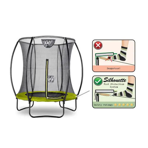 EXIT Silhouette trampoline ø183cm - green...
