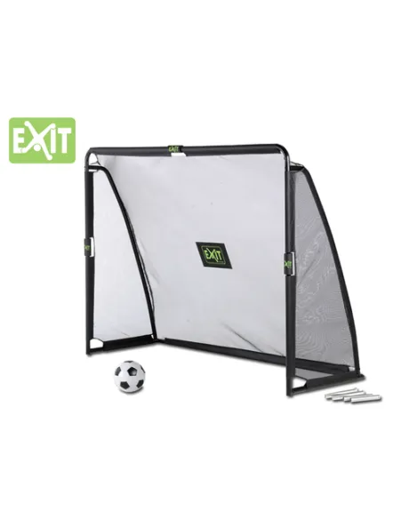 EXIT Porta da calcio in acciaio "Coppa" 220x170cm - Nera
