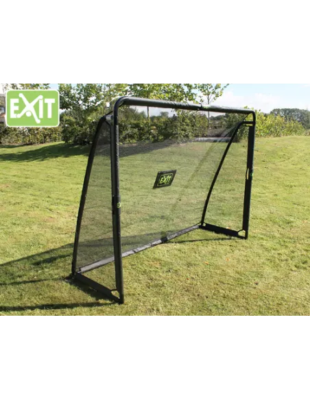 EXIT Porta da calcio in acciaio "Coppa" 220x170cm - Nera