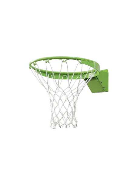 EXIT Galaxy Dunkring + Net canestro per pallacanestro 45 cm Verde Metallo Interno/esterno