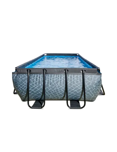 EXIT 30.12.42.00 piscina fuori terra Piscina con bordi Piscina rettangolare 7020 L Grigio