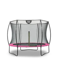 EXIT Silhouette trampoline ø244cm - pink Esterno Rotondo...