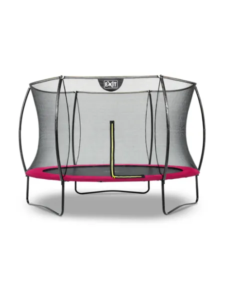 EXIT Silhouette trampoline ø305cm - pink Esterno Rotondo Molla elicoidale Trampolino fuori terra