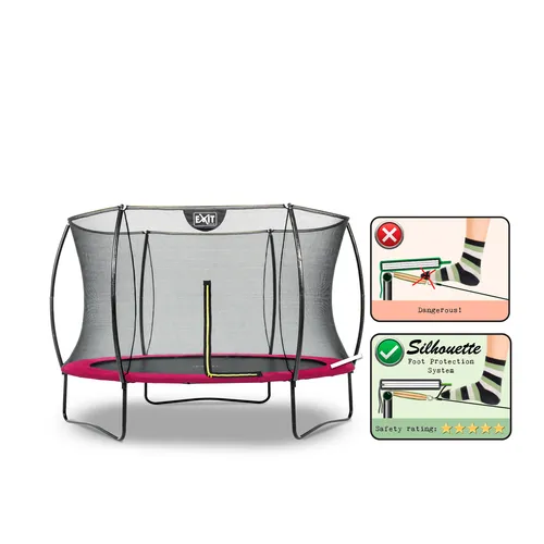 EXIT Silhouette trampoline ø305cm - pink...