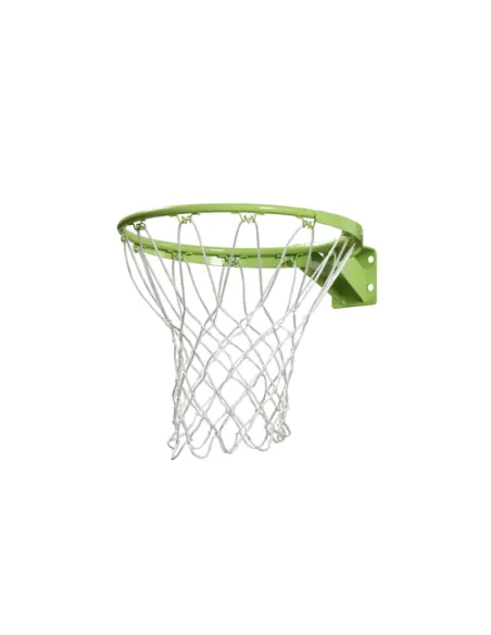 EXIT Galaxy Ring + Net canestro per pallacanestro 45 cm Verde Metallo Interno/esterno