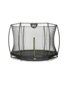 EXIT Silhouette ground trampoline ø244cm with safety net...