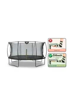 EXIT Silhouette trampoline ø427cm - black Esterno Rotondo... 2