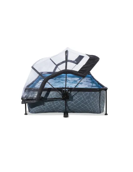 EXIT 30.20.32.00 piscina fuori terra Piscina con bordi Piscina rettangolare 3700 L Grigio