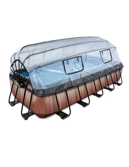 EXIT 30.57.53.10 piscina fuori terra Piscina con bordi Piscina rettangolare 12600 L Grigio