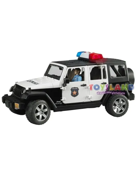 JEEP WRANGLER CON POLIZIOTTO LUCI E SUONI (2526)