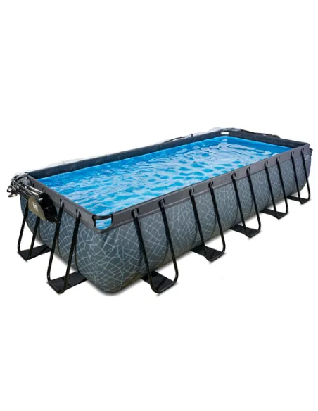 EXIT 30.57.53.00 piscina fuori terra Piscina con bordi Piscina rettangolare 12600 L Grigio