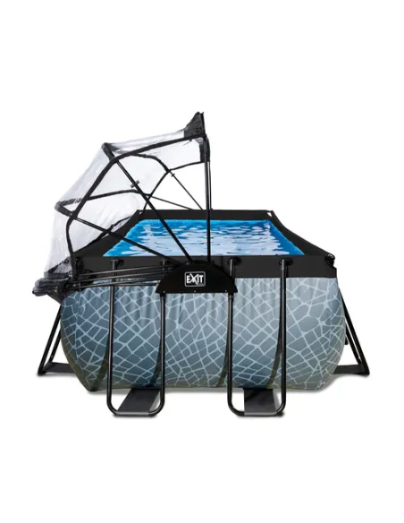 EXIT 30.57.53.00 piscina fuori terra Piscina con bordi Piscina rettangolare 12600 L Grigio