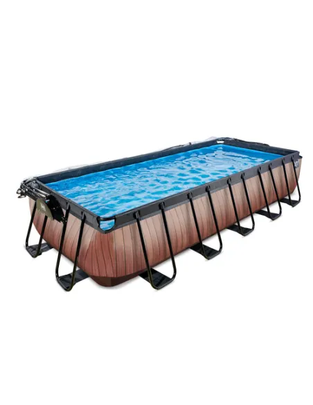 EXIT 30.57.53.10 piscina fuori terra Piscina con bordi Piscina rettangolare 12600 L Grigio