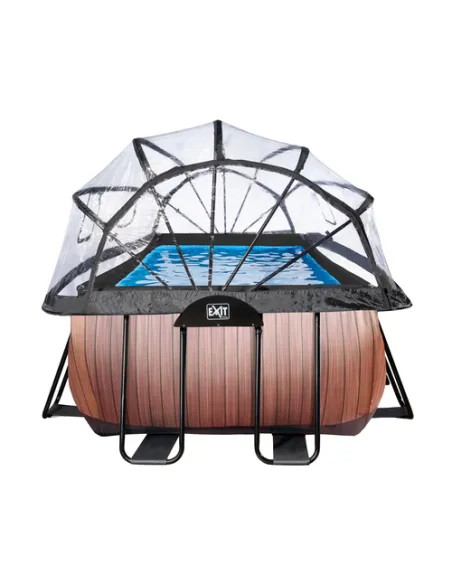 EXIT 30.57.53.10 piscina fuori terra Piscina con bordi Piscina rettangolare 12600 L Grigio