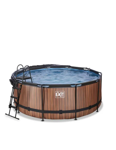 EXIT 30.47.12.10 piscina fuori terra Piscina con bordi Piscina rotonda 10126 L Marrone