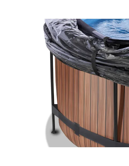 EXIT 30.67.12.10 piscina fuori terra Piscina con bordi Piscina rotonda 10126 L Marrone