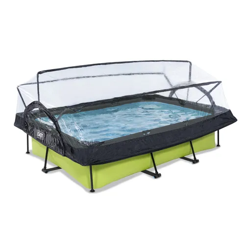 EXIT Lime pool 300x200x65cm with dome and...