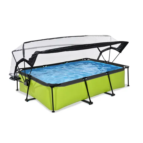 EXIT Lime pool 300x200x65cm with dome and...
