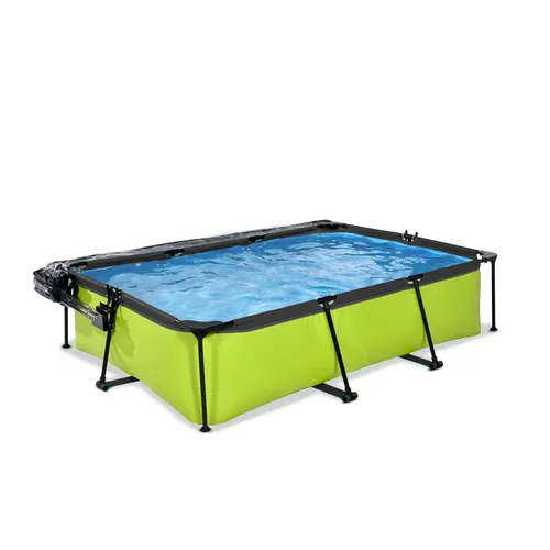 EXIT Lime pool 300x200x65cm with dome and...