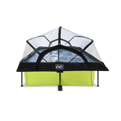 EXIT Lime pool 300x200x65cm with dome and...