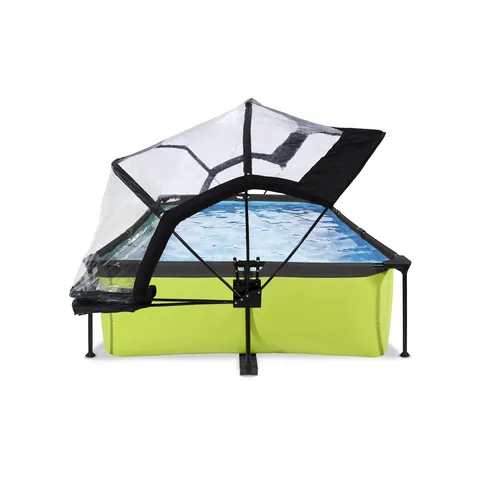 EXIT Lime pool 300x200x65cm with dome and...